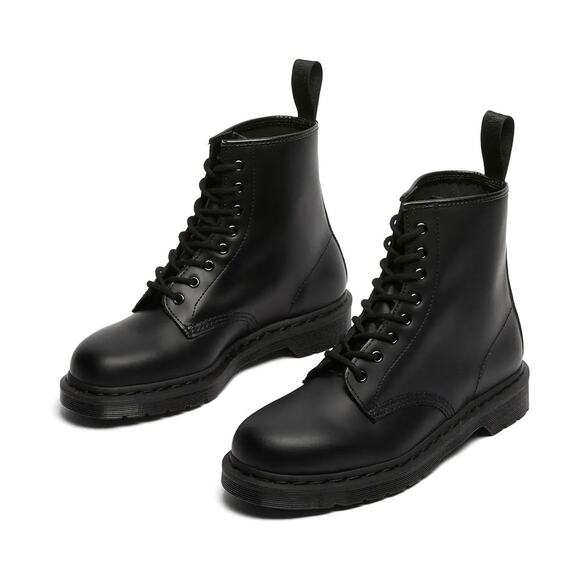 Dr. Martens Womens 1460 Mono Lace Up Boots US 10 EU 42 Black Smooth Leather NIB - Picture 2 of 14
